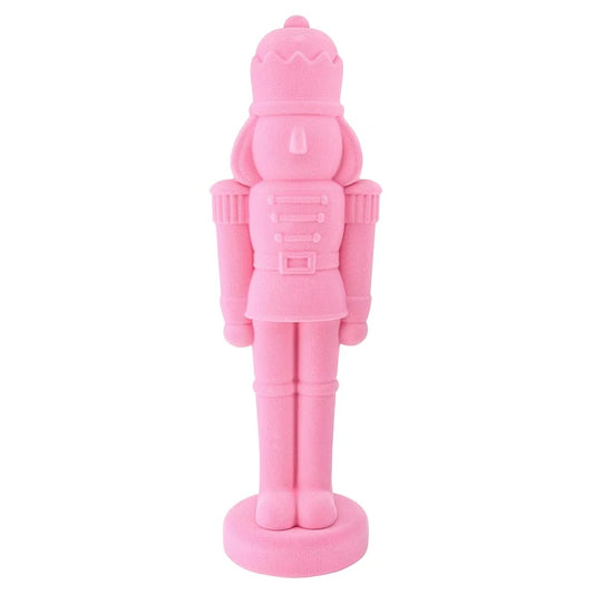 32'' Flocked Nutcracker Pink