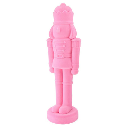 32'' Flocked Nutcracker Pink