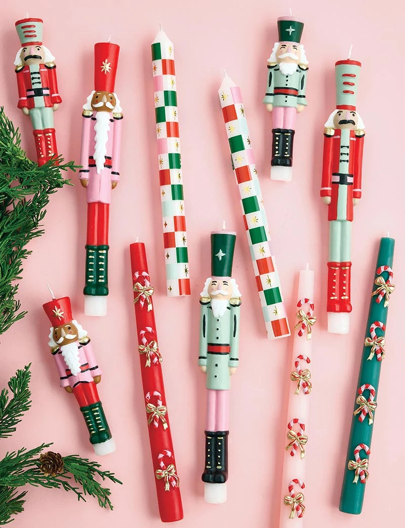 Nutcracker Shaped Candle Set