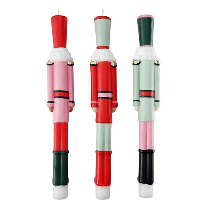 Nutcracker Shaped Candle Set