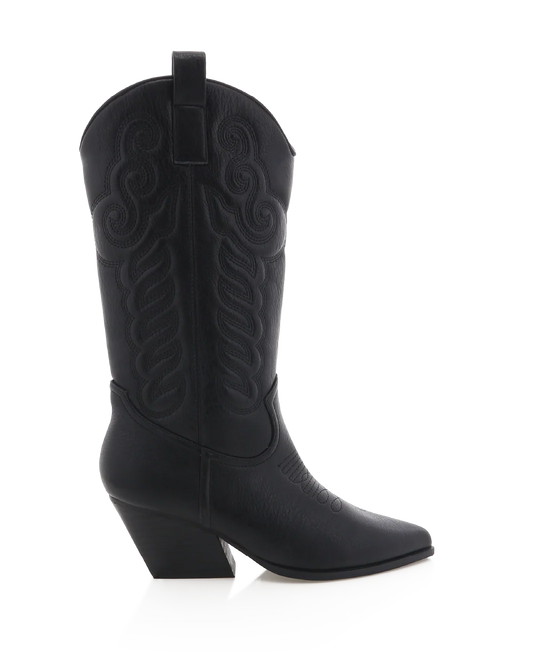 Zaylia Billini Cowboy Boot Black
