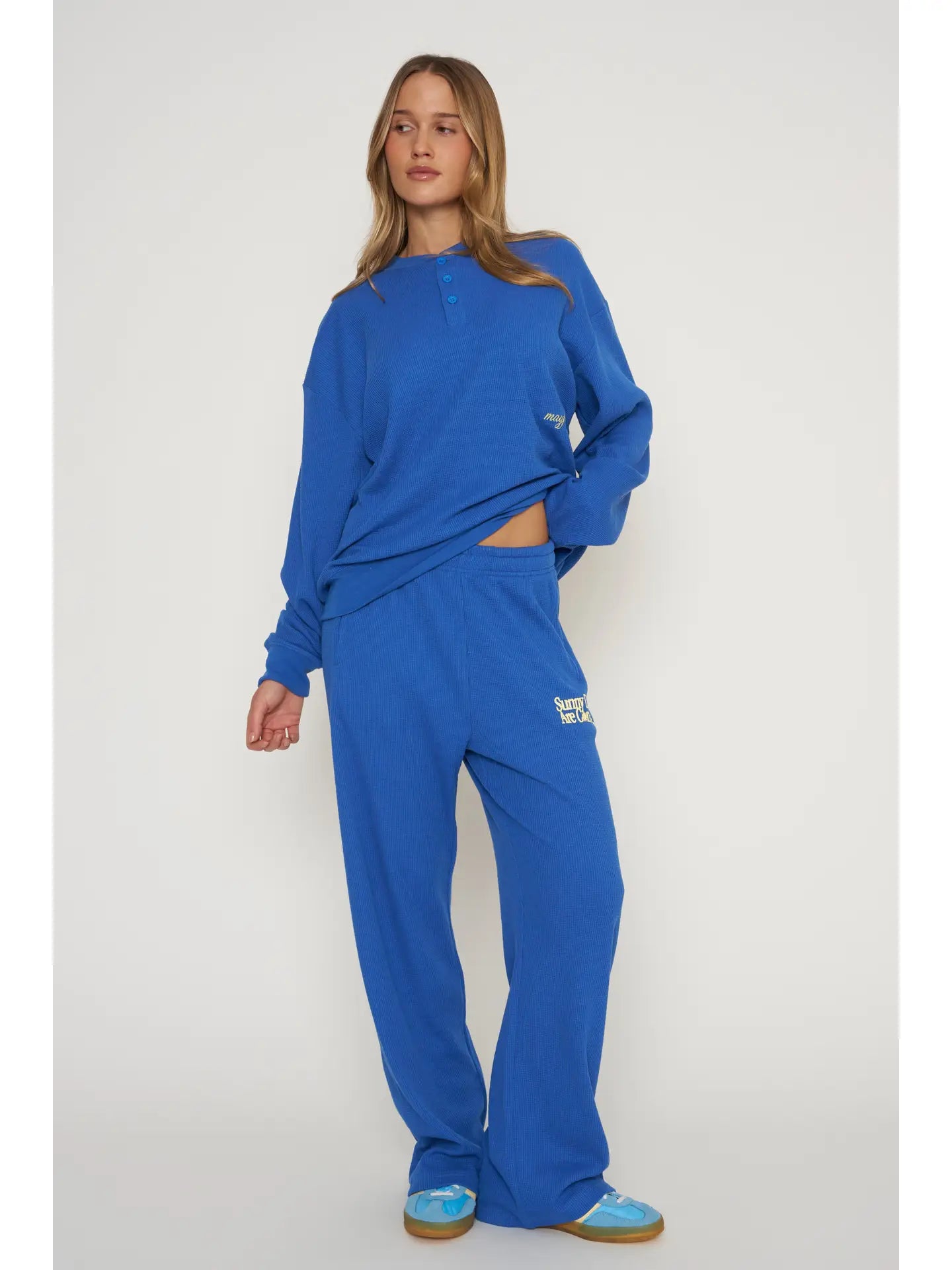 Sunny Days Waffle Crewneck