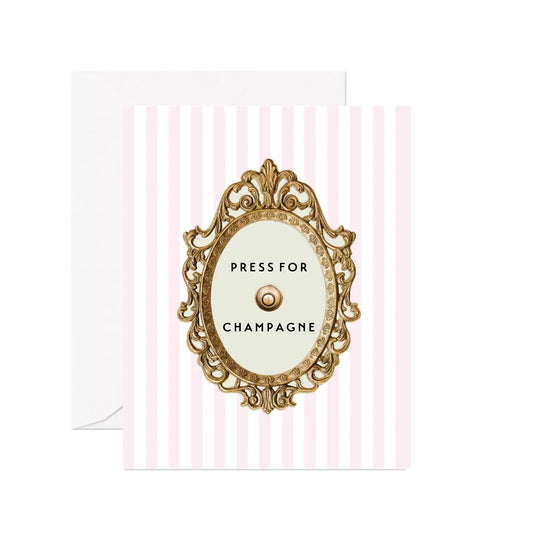 Press For Champagne Card