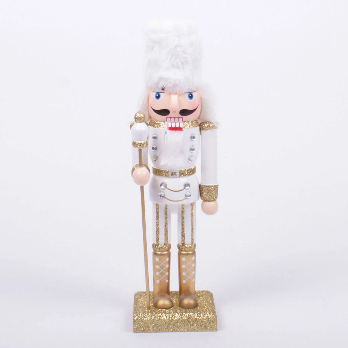 White 10'' Nutcracker