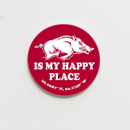 Hogs Happy Place Button