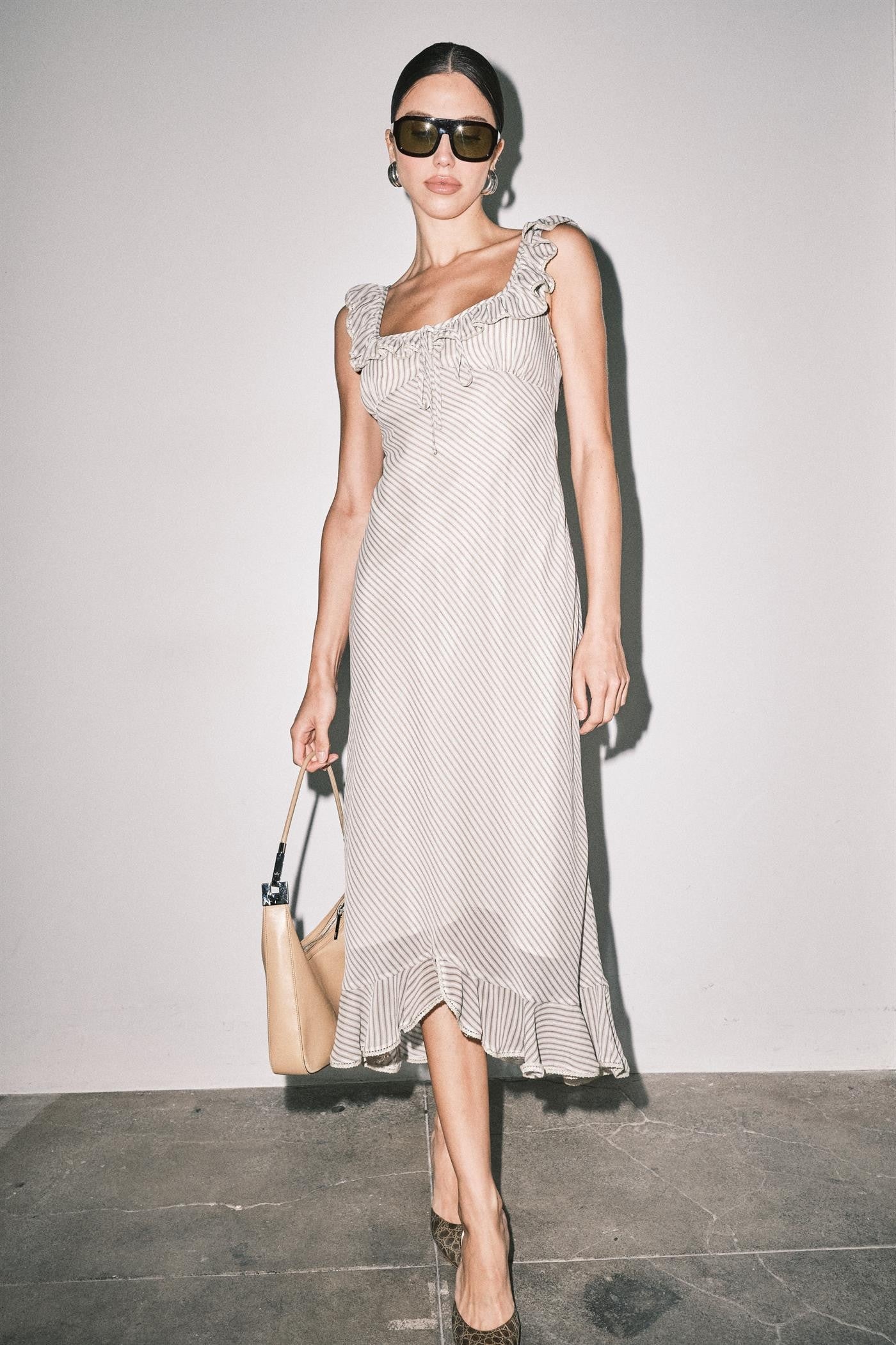 Dianna Stripe Midi Dress