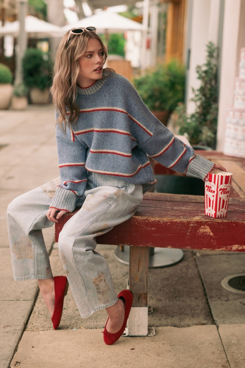 Tori Stripe Sweater