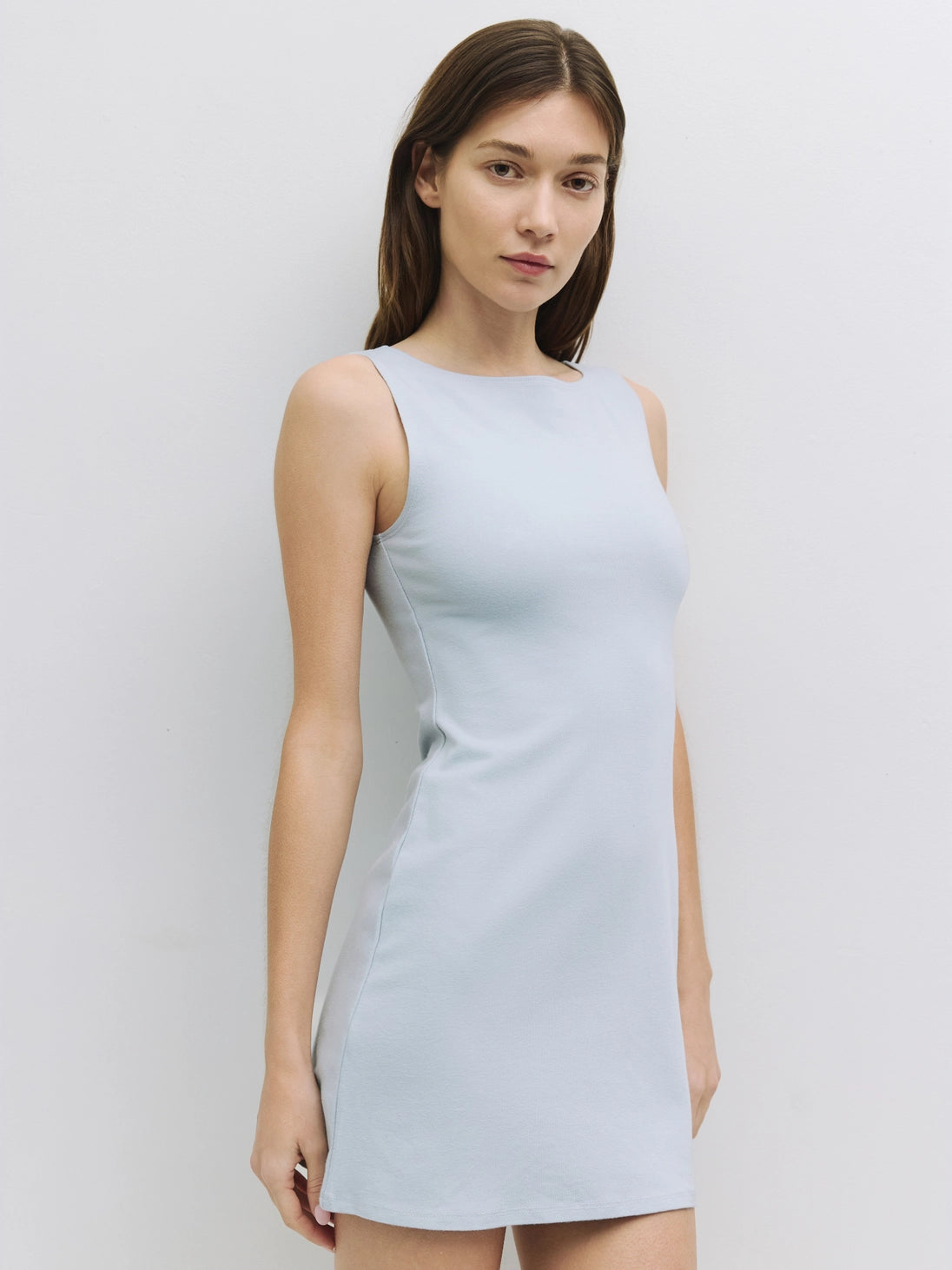 Nikki Mini Dress Blue - Clothe Boutique