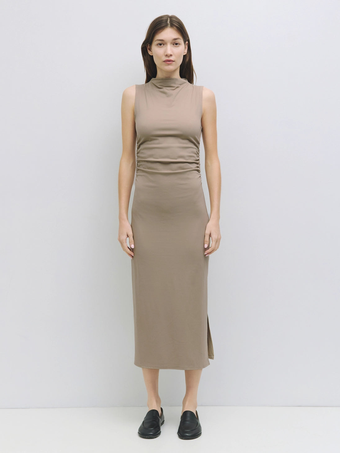 Junia High Neck Midi Dress