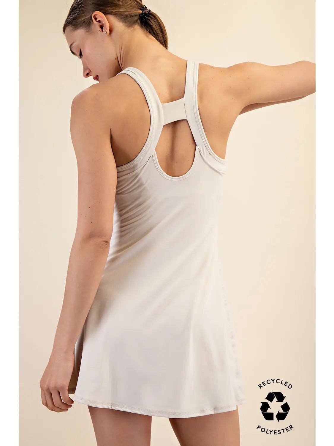 Tennis Romper Dress Pearl