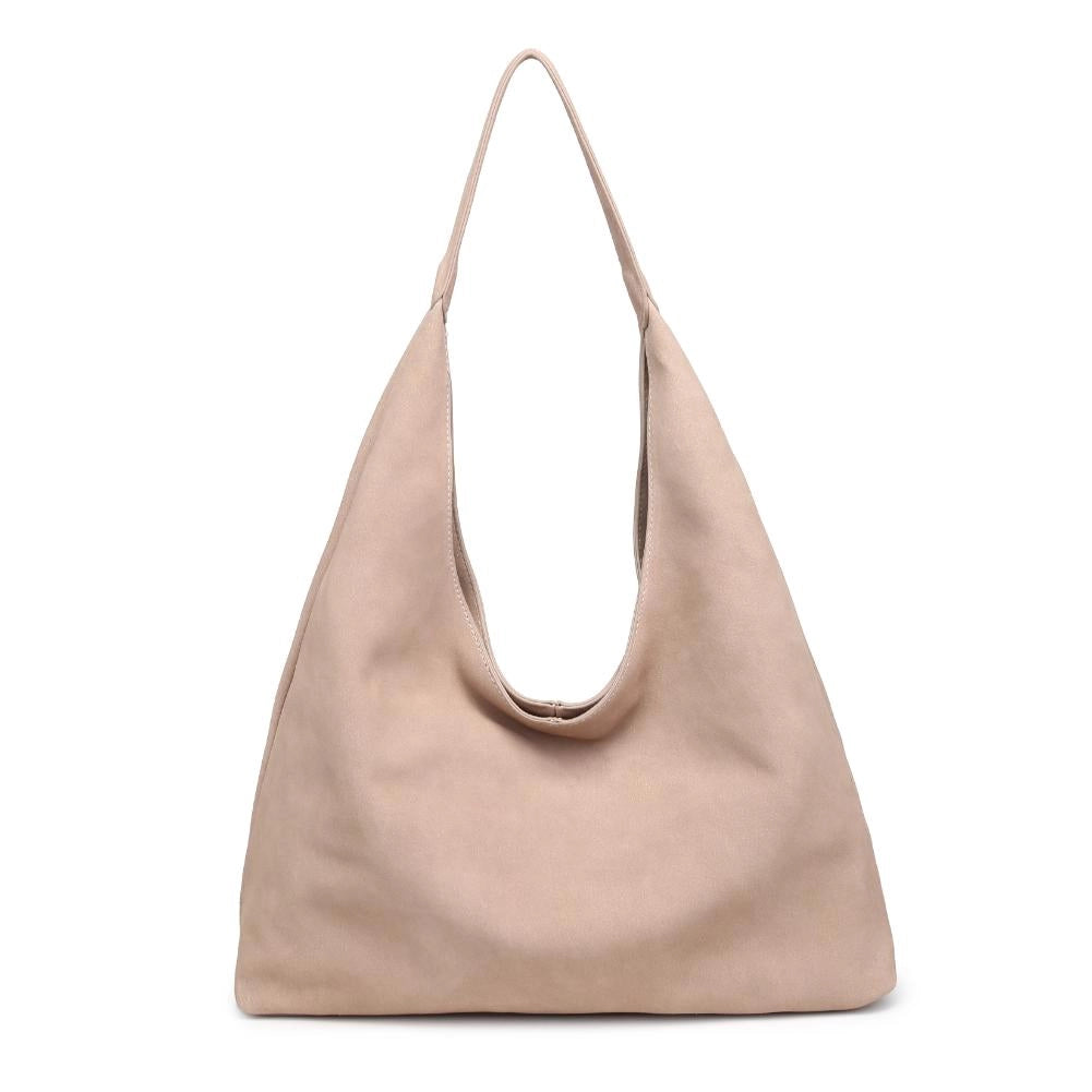 Amber Genuine Suede Hobo Purse