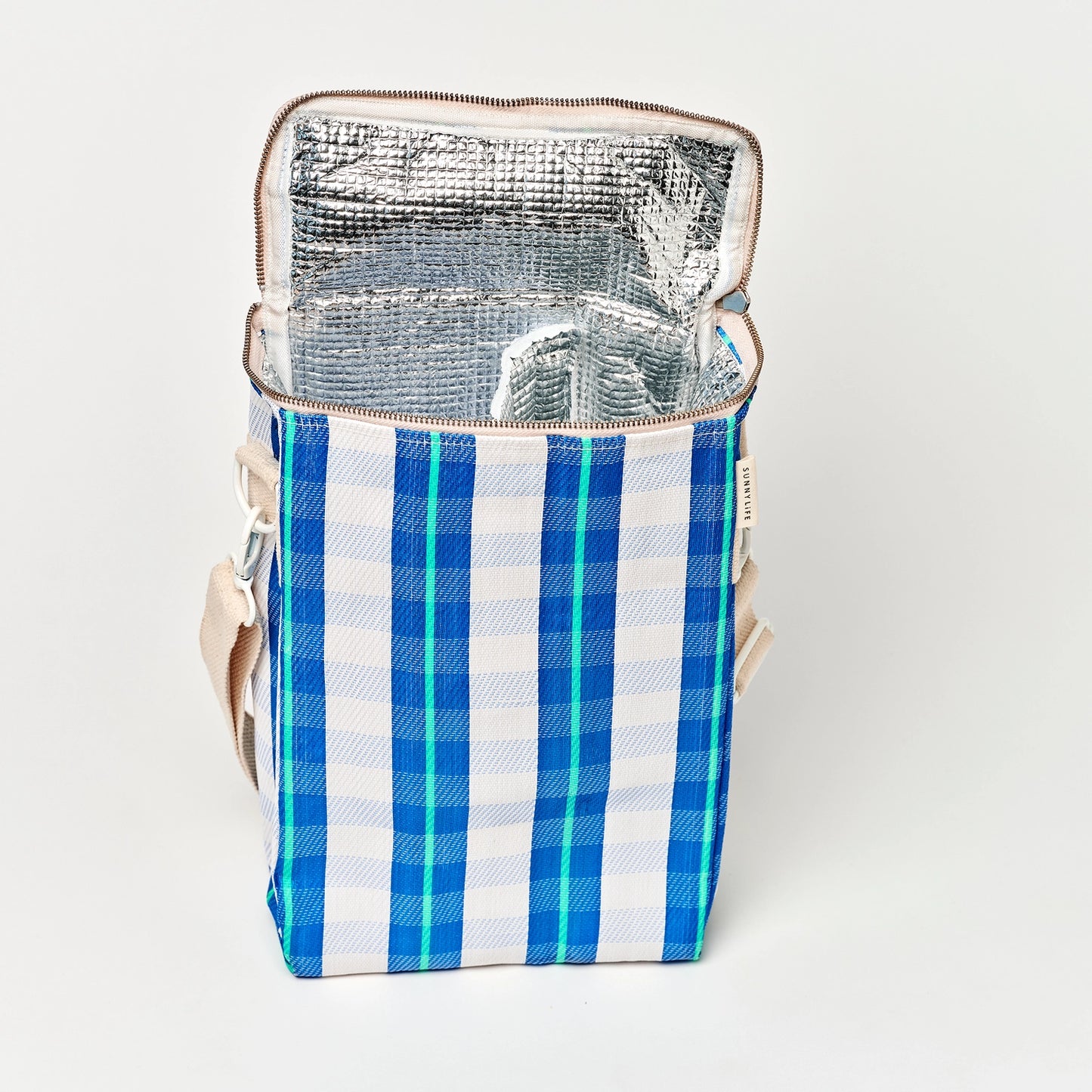 Nylon Drinks Cooler Bag La Mer Blue Neon