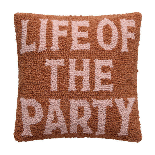Life of the Party Hook Pillow