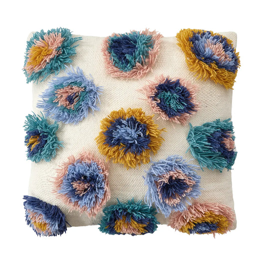 Shaggy Pom Pom Pillow - Clothe Boutique