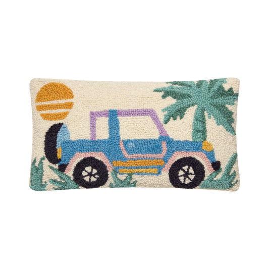 Retro Jeep Hook Pillow