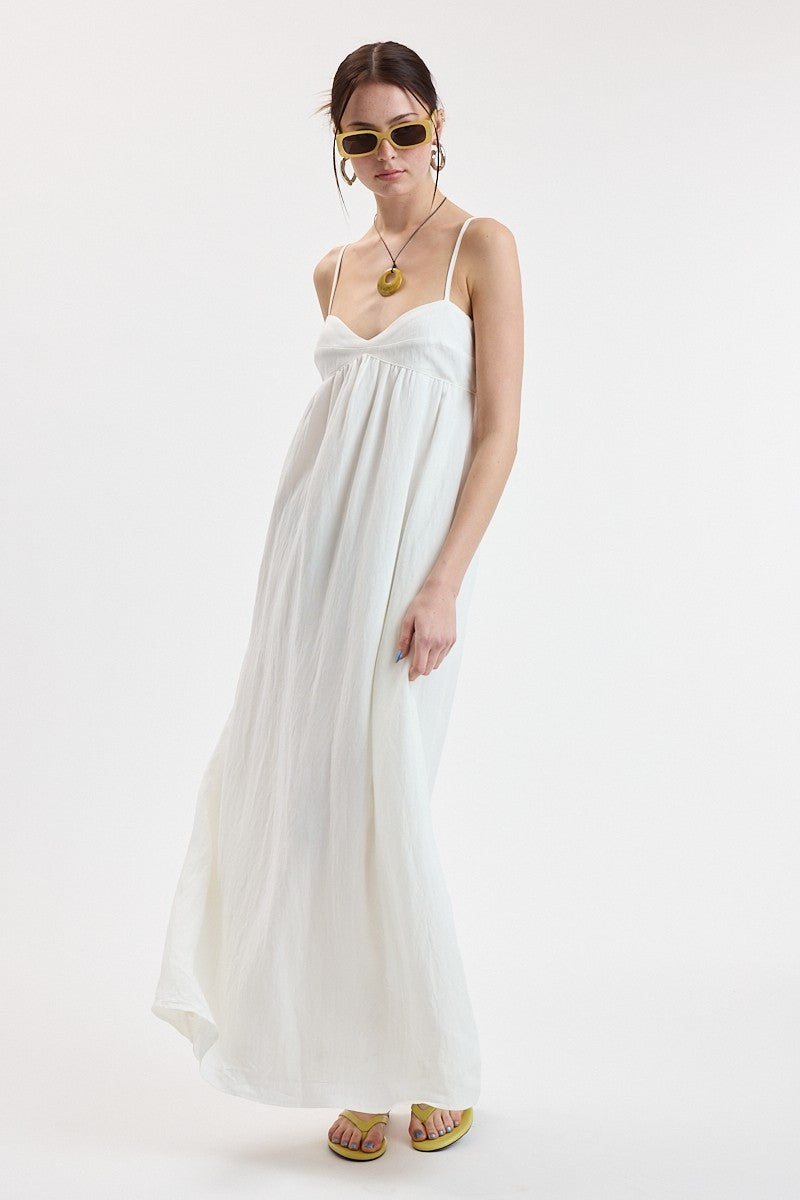 Sweetheart Maxi Dress White