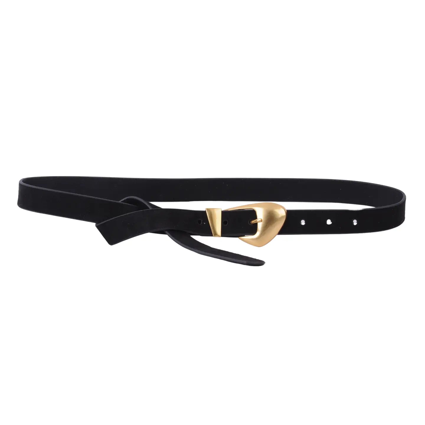 Chubby Buckle Belt Black