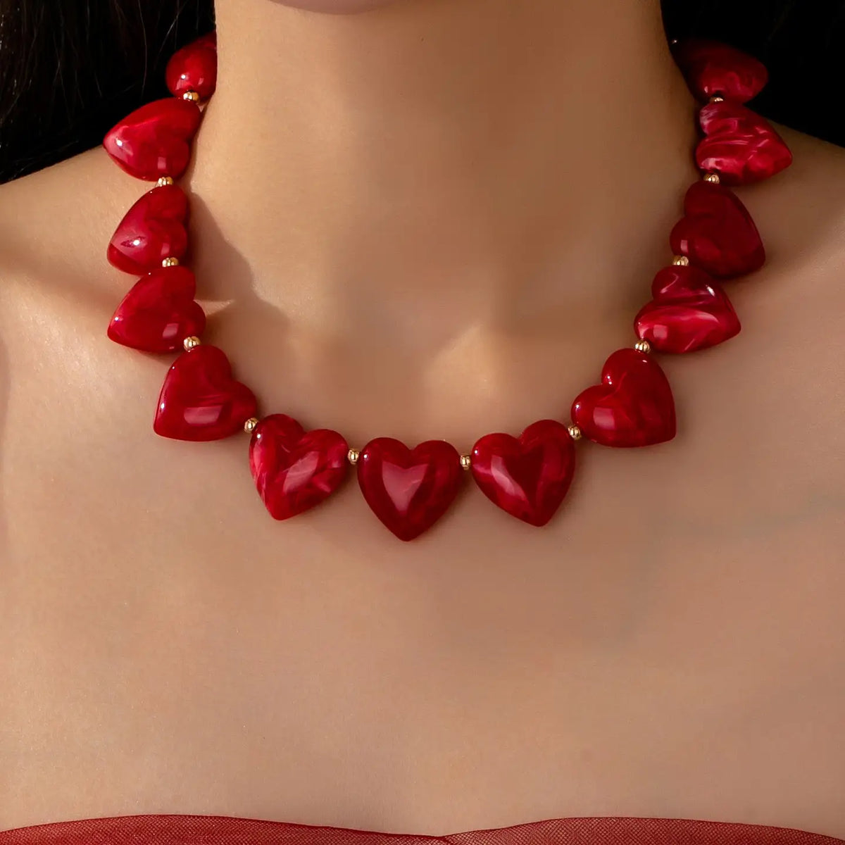Heart Bead Necklace