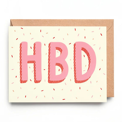 HBD Sprinkles Card