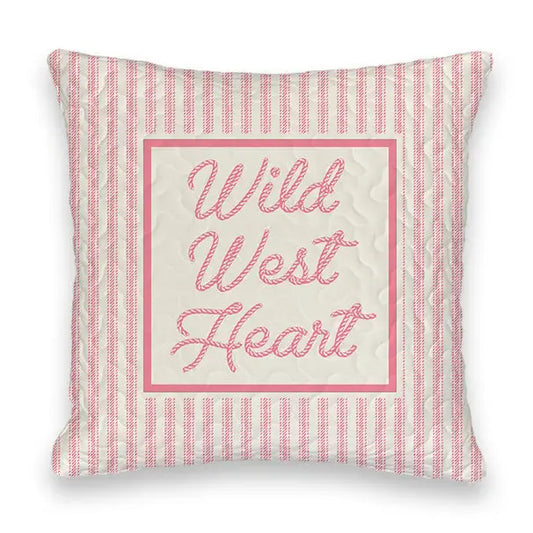 Wild West Quilted Pillow