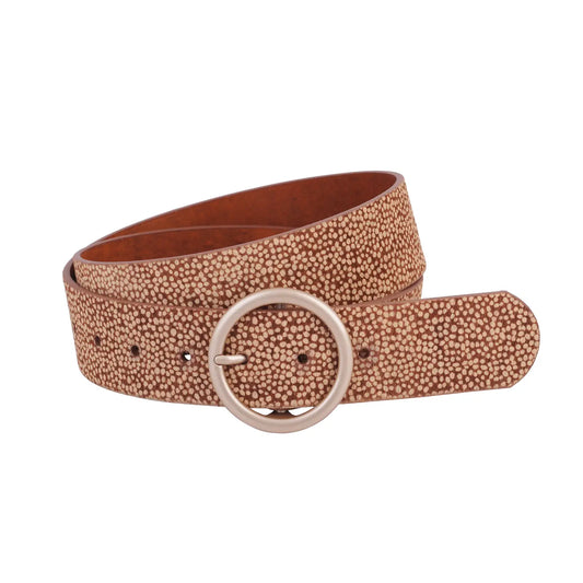 Spotted Calf Circle Belt
