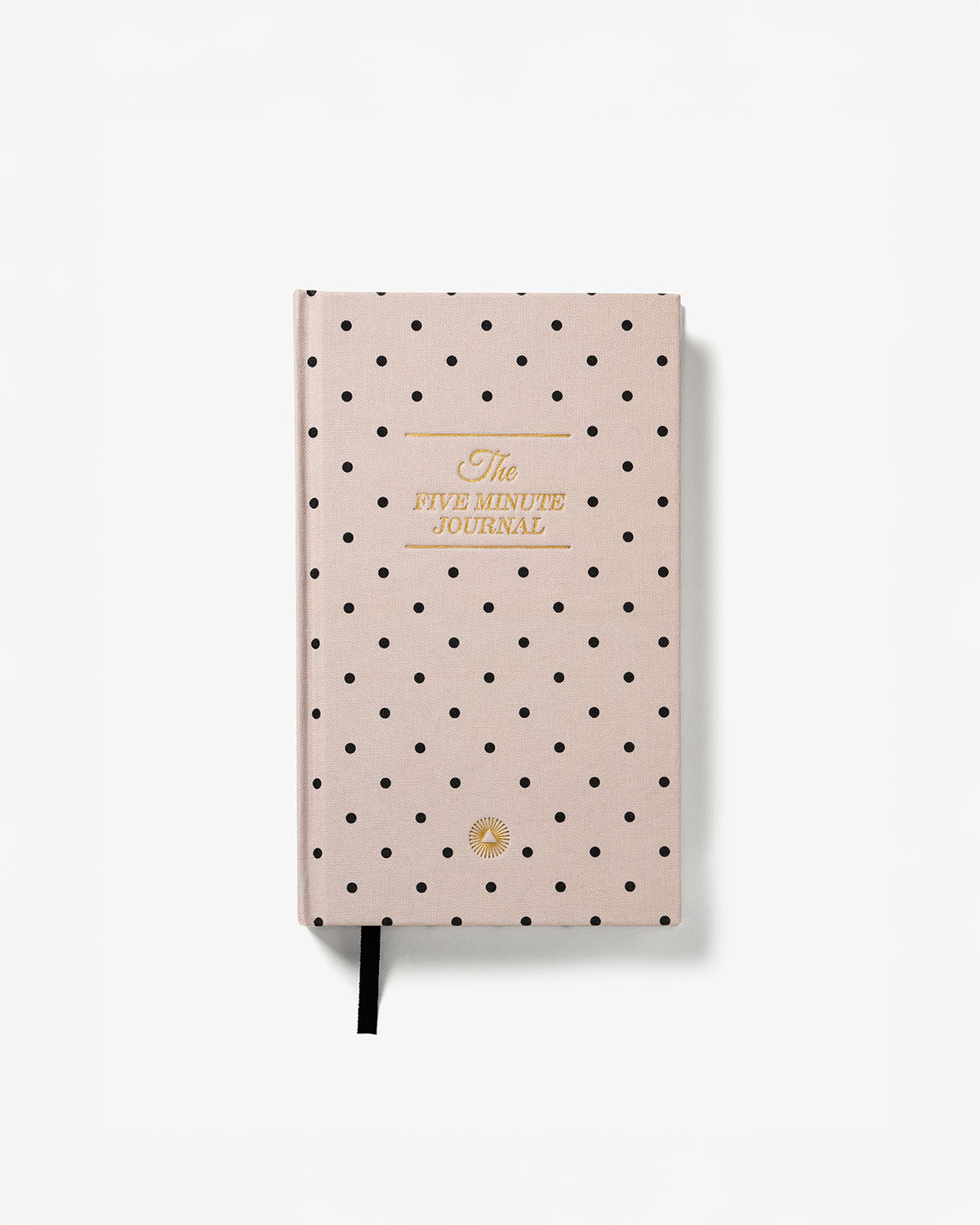Beige Polka Dot Five Minute Journal