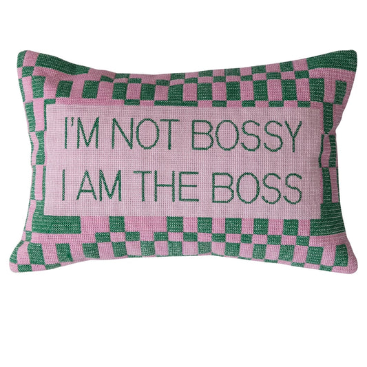I'm Not Bossy Lumbar Pillow