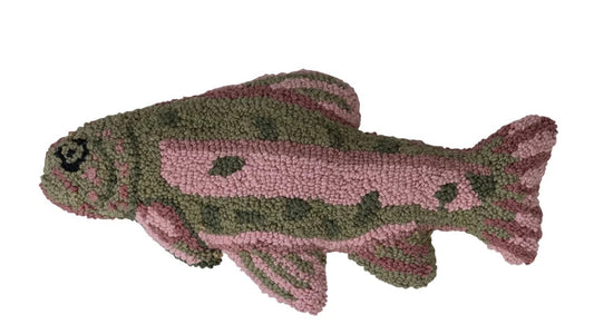 Fish Shaped Pillow Pink