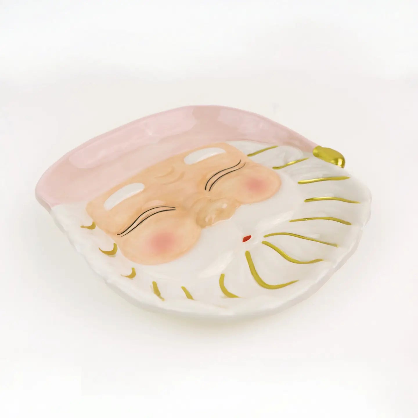 Santa Platter Pink