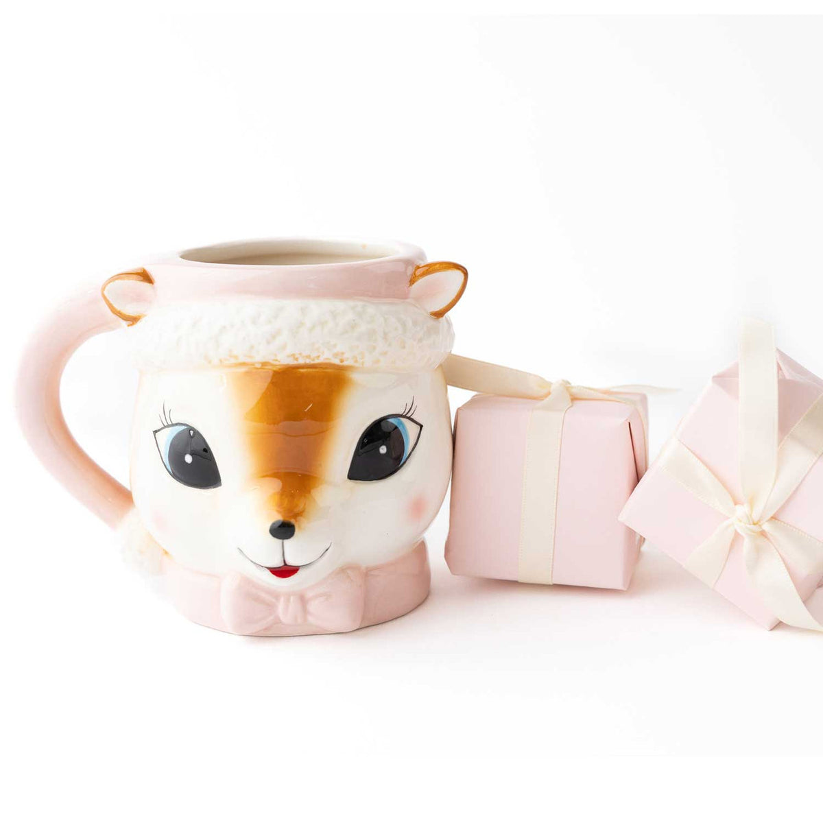 Reindeer Mug Pink