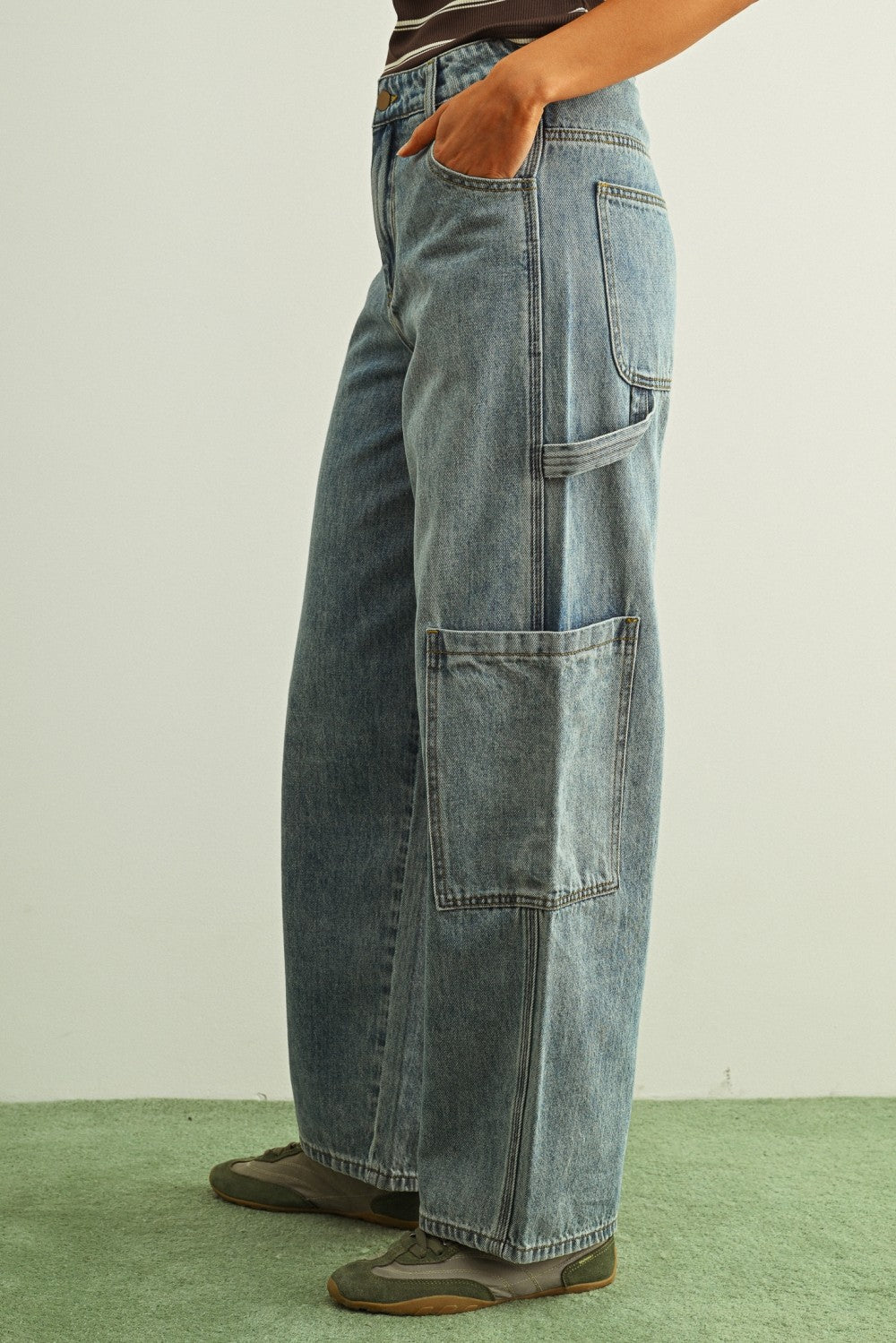 Side Pocket Denim Jeans