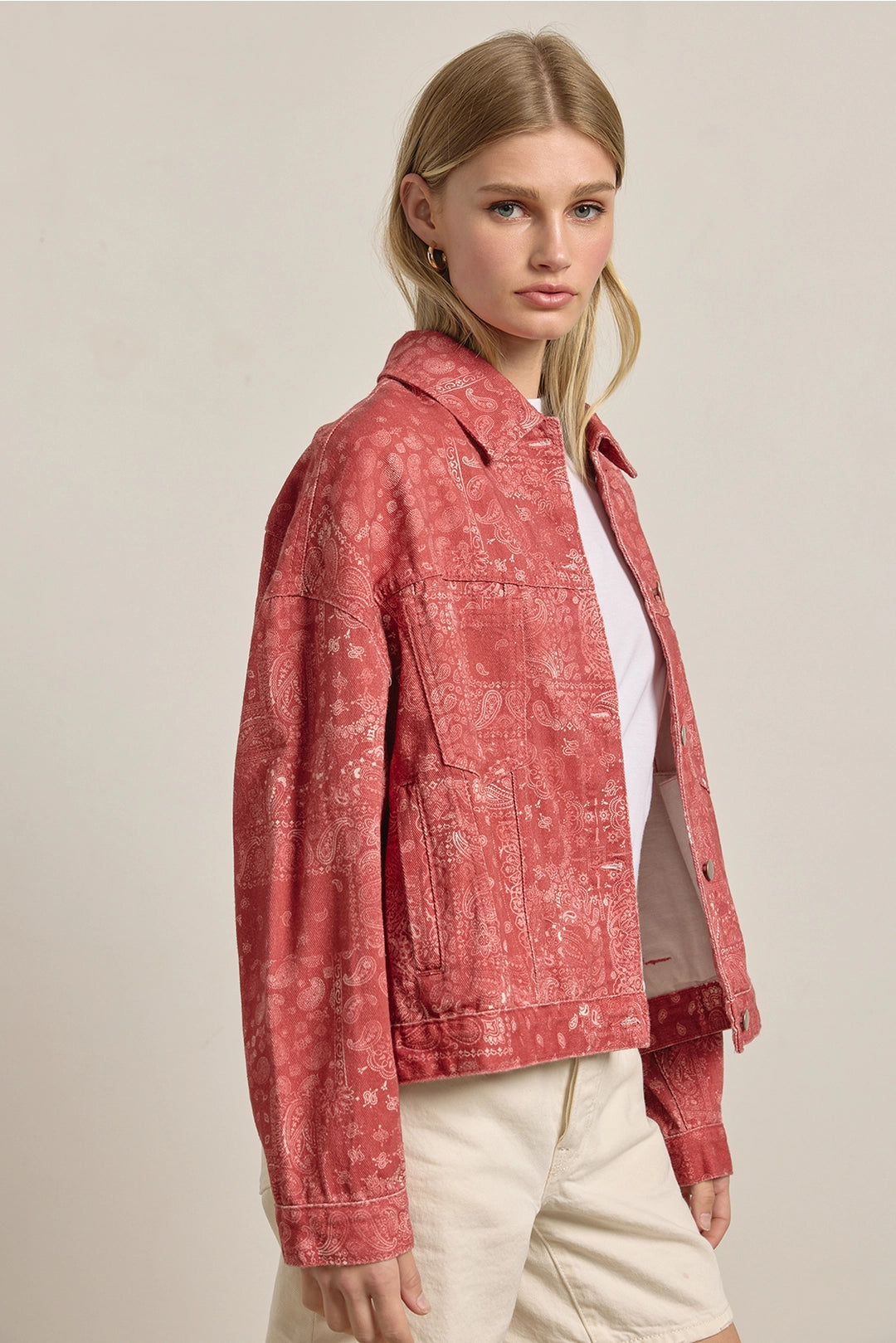 Paisley Vintage Wash Jacket - Clothe Boutique