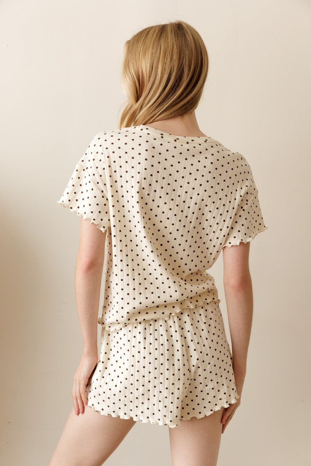 Polka Dot Lounge Knit Set of 2