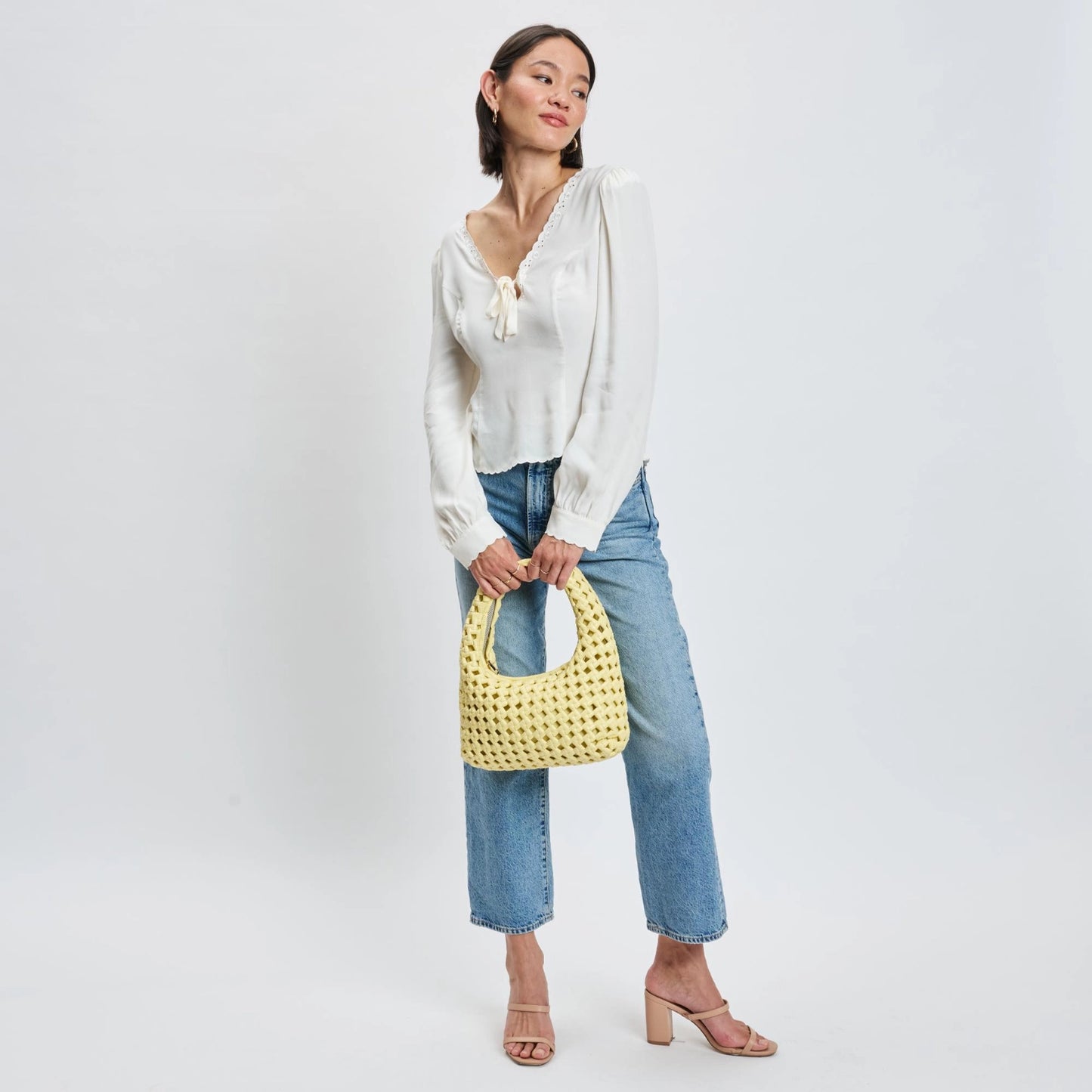 Richelle Yellow Hobo Purse