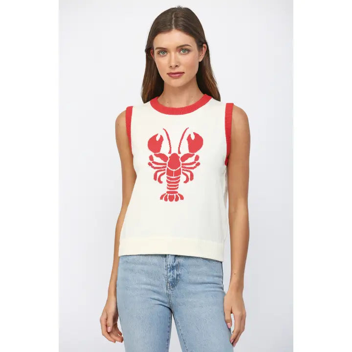 Lobster Knit Tank