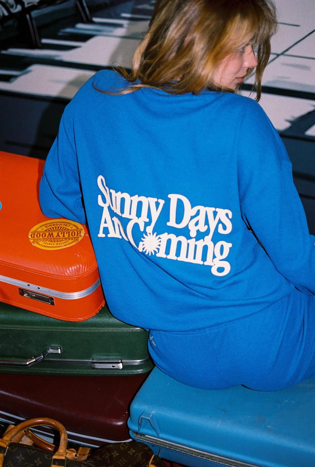 Sunny Days Waffle Crewneck