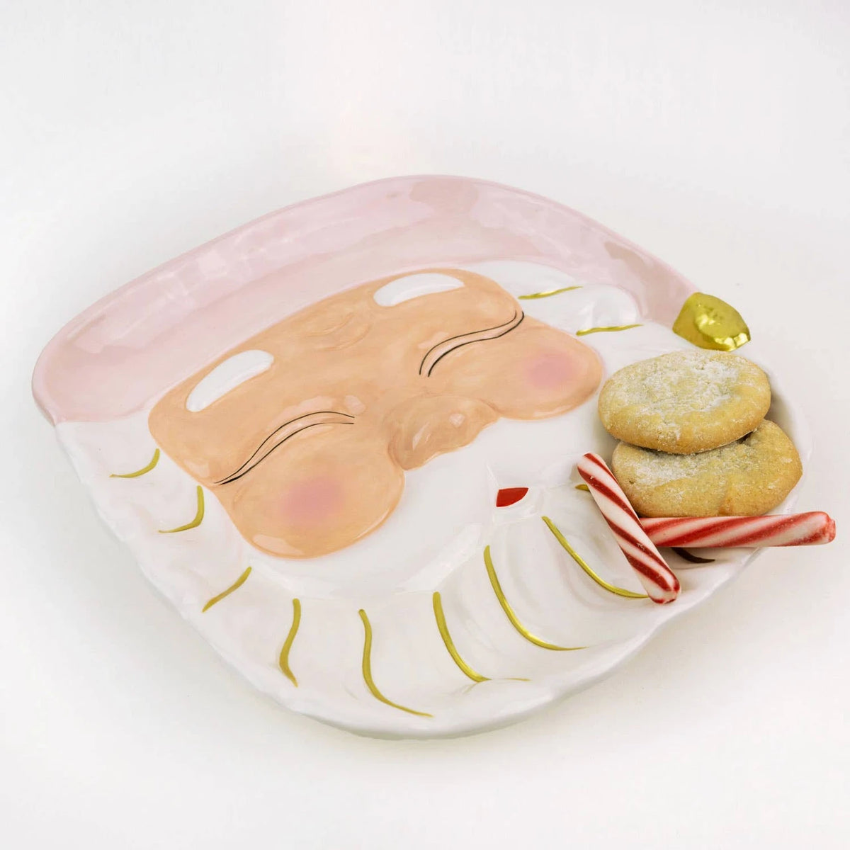 Santa Platter Pink