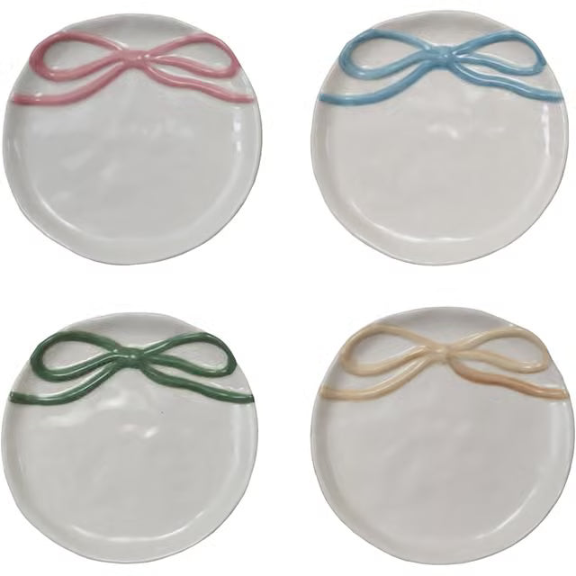 Stoneware Bow Dish
