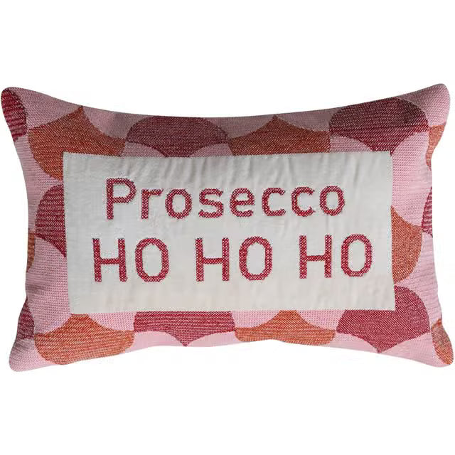 Prosecco Ho Ho Pillow