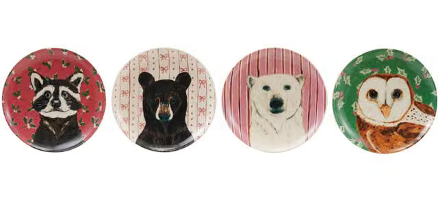 Holiday Animal Plate