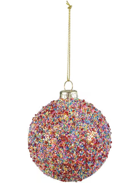 Beaded Ball Ornament