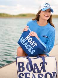 Boat Snacks Large Zip Pouch