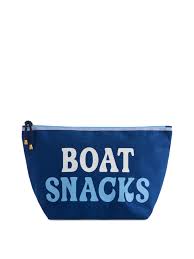 Boat Snacks Large Zip Pouch