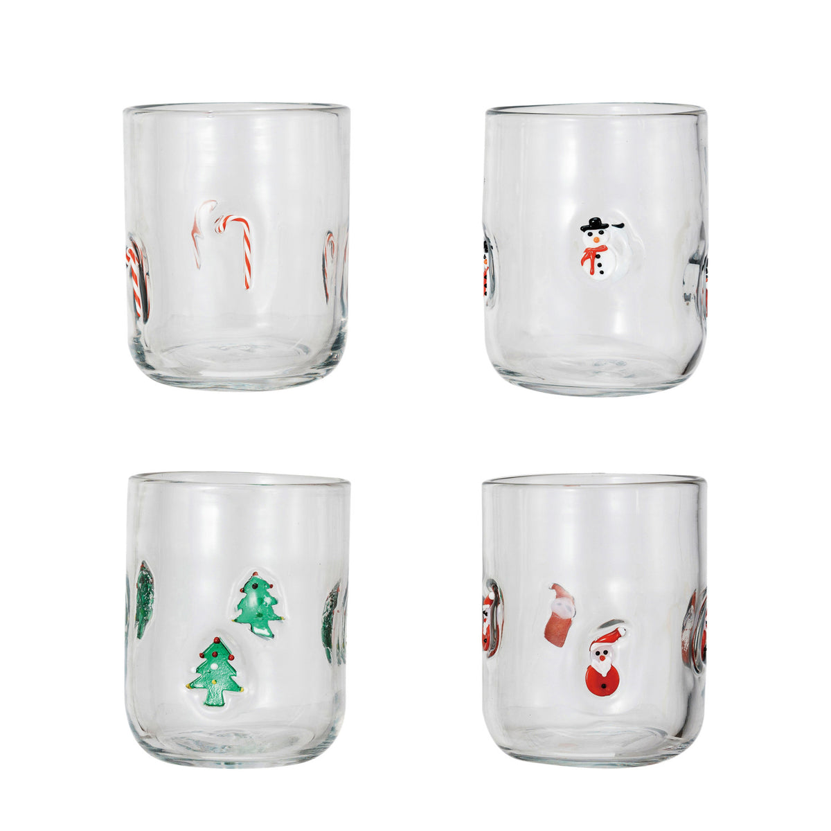 Holiday Drinking Glass