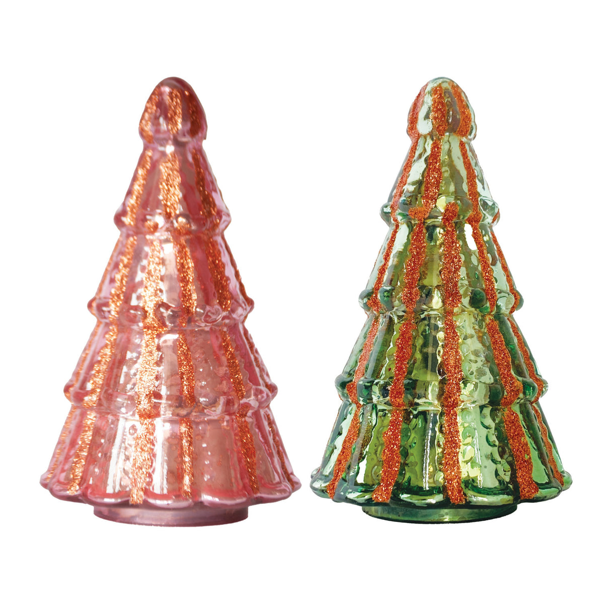 Glitter Mercury Glass Tree