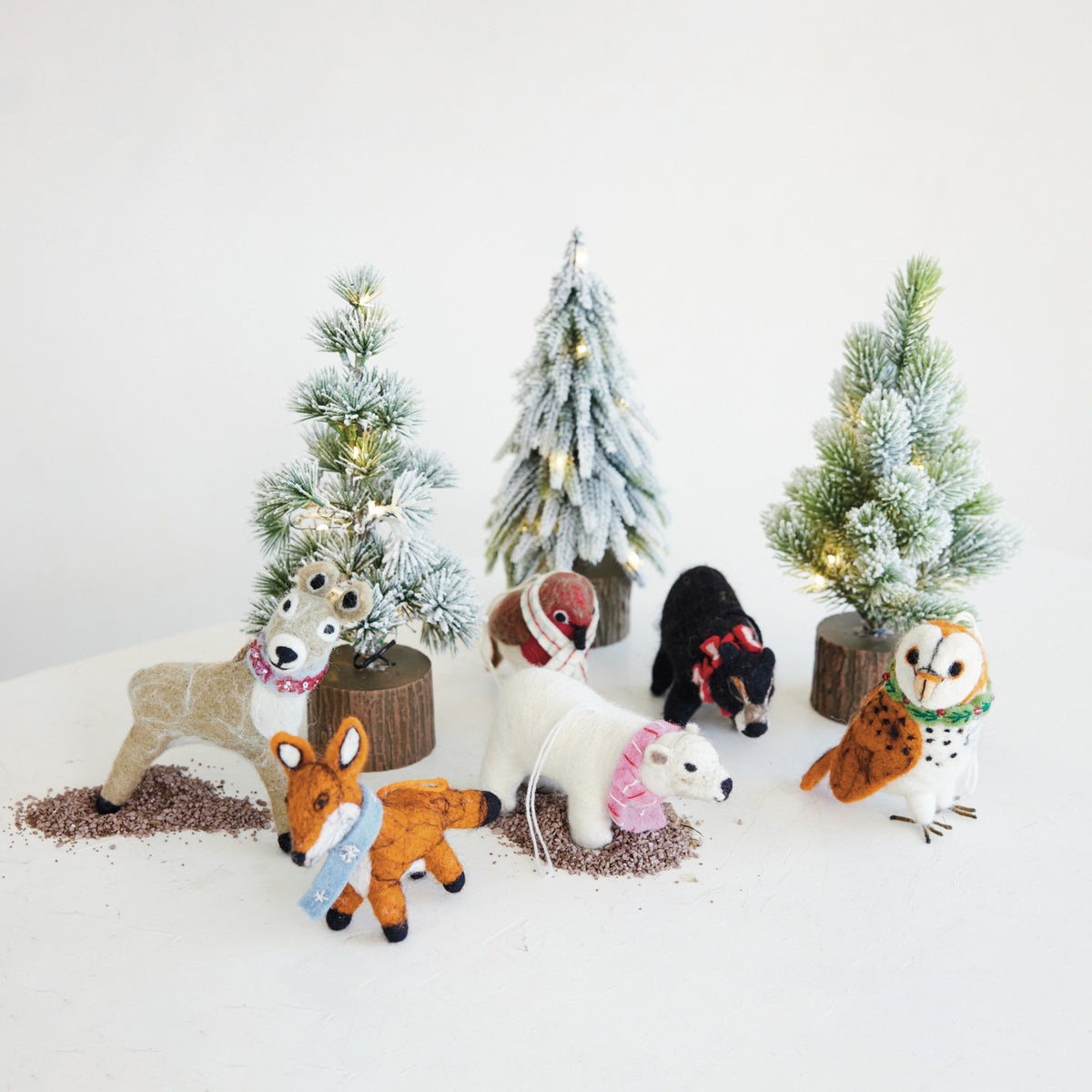 Wool Felt Animal Ornament
