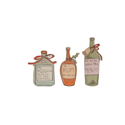 Stoneware Bottle Shaped Plate