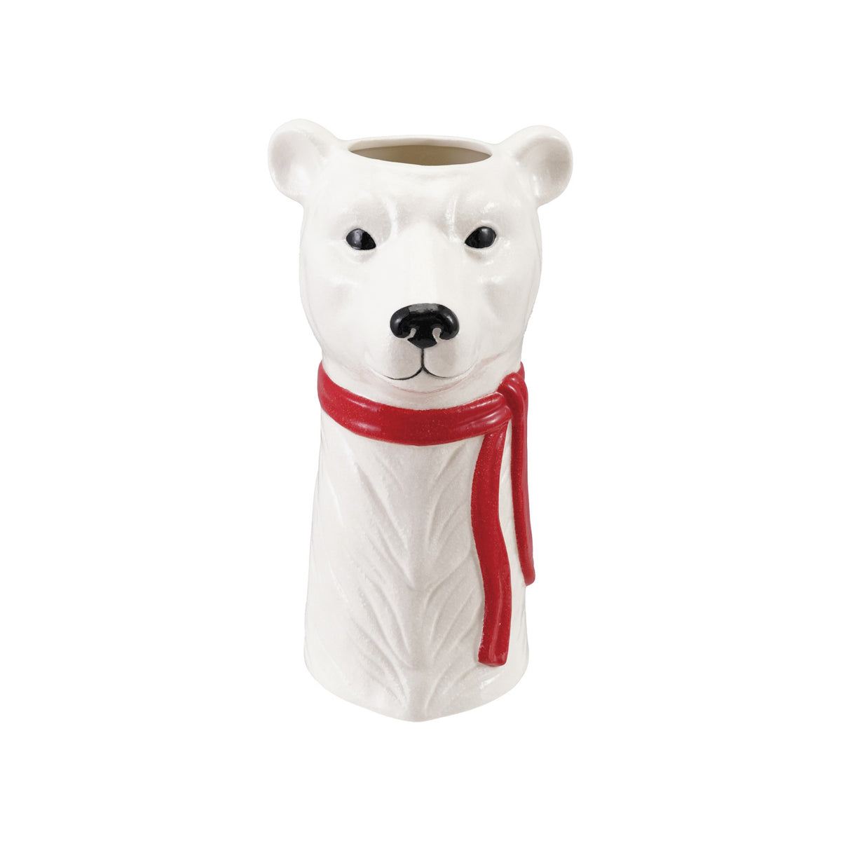 Polar Bear w/ Scarf Vase