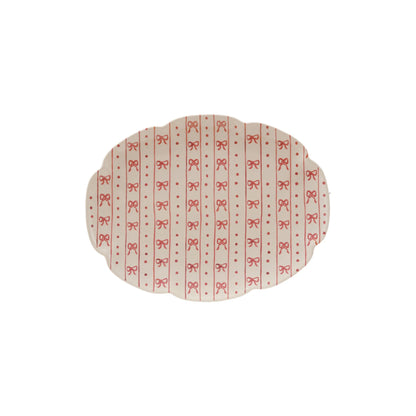 Bow Pattern Platter