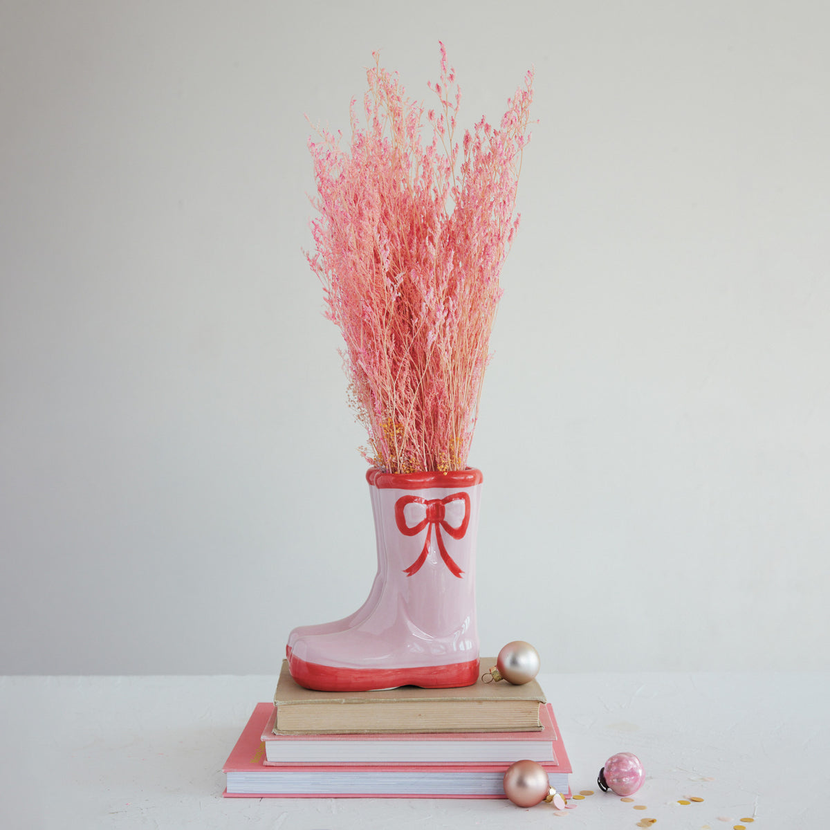 Bow Rainboots Vase